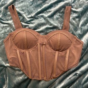 Tik Toc Brown Cropped bustier